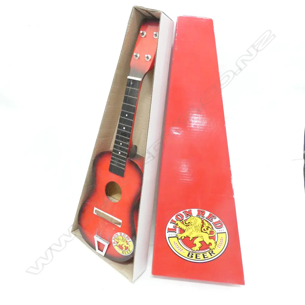 LION RED BRANDED BOXED UKULELE L570 MM Image 1++
