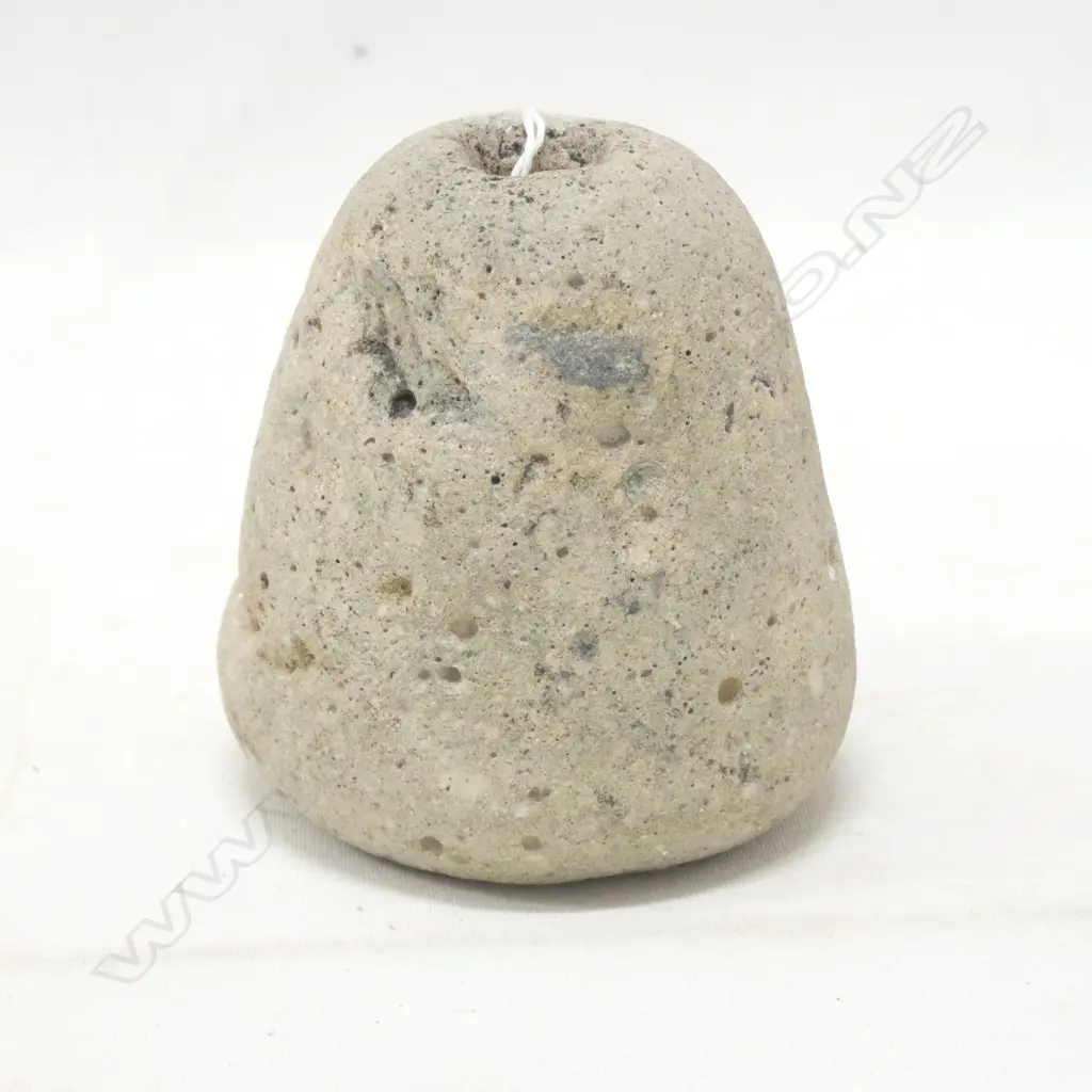(19970)OLD TRIBAL STONE SINKER ? TAPERED FORM H.90mm Image 1++