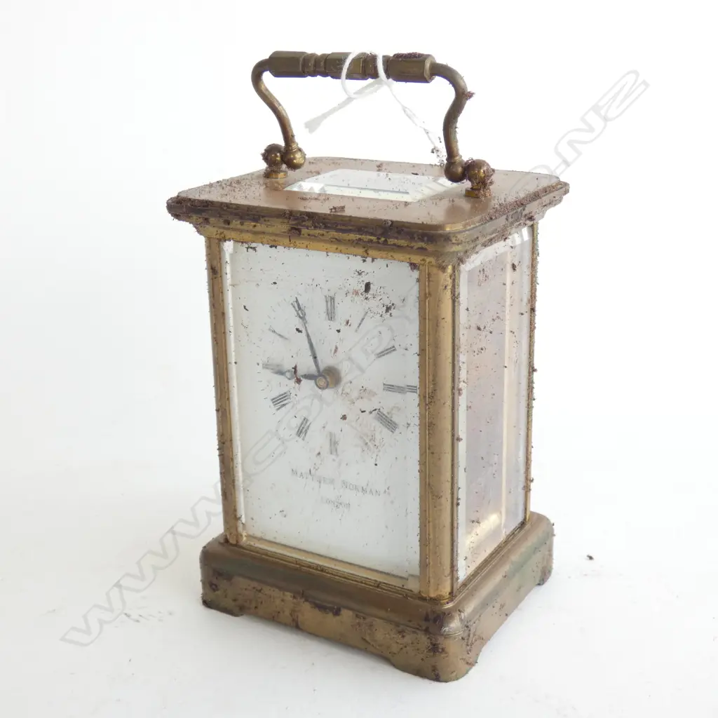(20004) MATTHEW NORMAN (LONDON) BRASS CARRIAGE CLOCK ... Image 1++