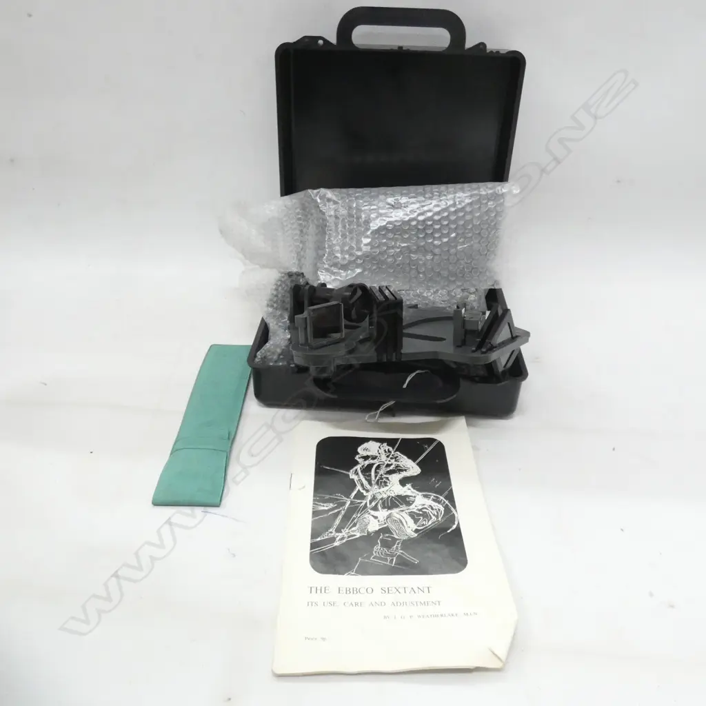 EBBO MARINE SEXTANT - WITH ORIGINAL BOX /SLIDE RULE & INSTRUCTIONS Image 1++