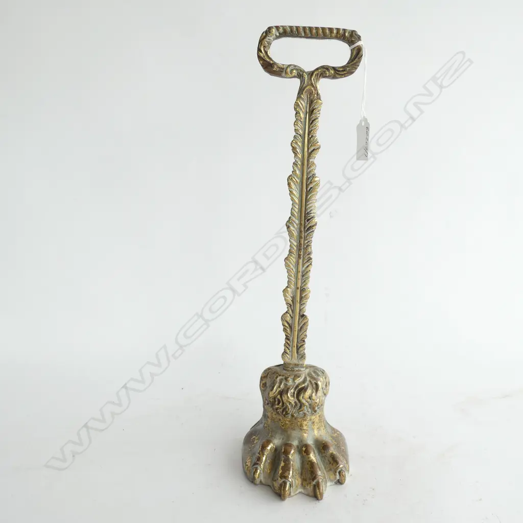 ANTIQUE BRASS DOOR STOP H 400 MM Image 1++