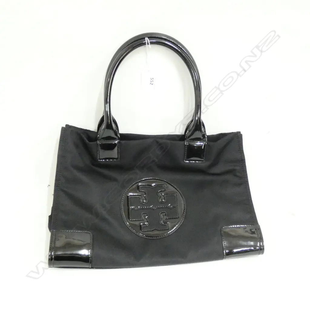 TORY BURCH BLACK NYLON HANDBAG  Image 1++