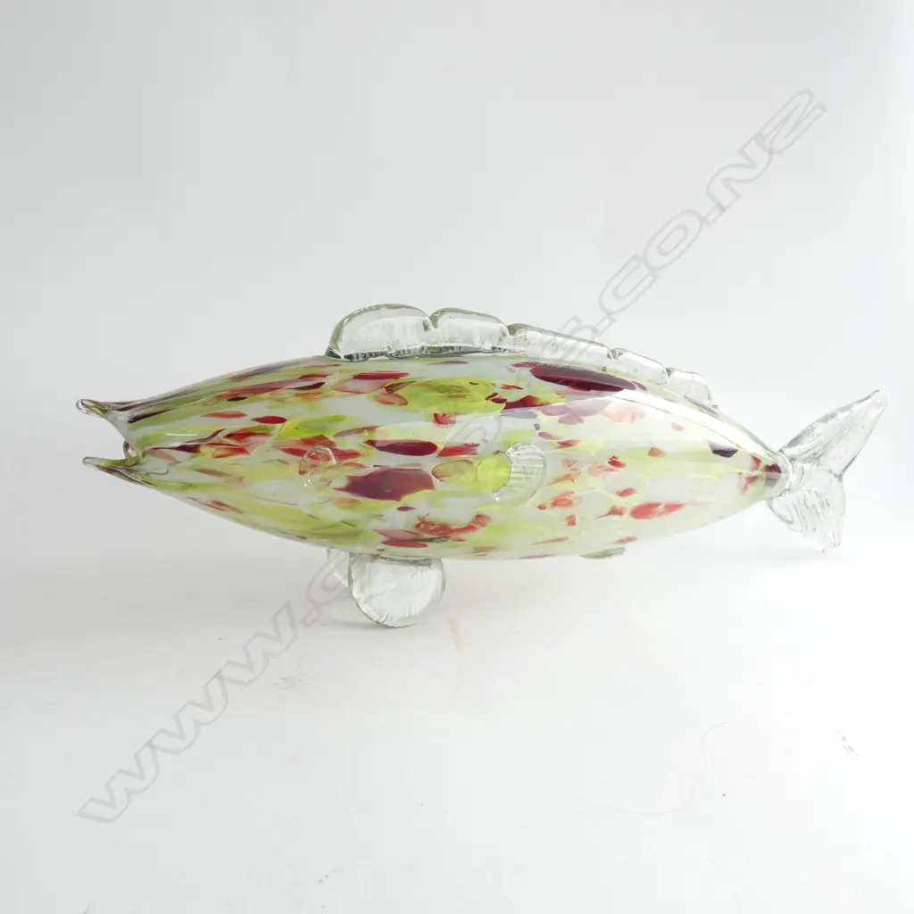 LARGE GREEN MURANO FISH L.490mm Image 1++
