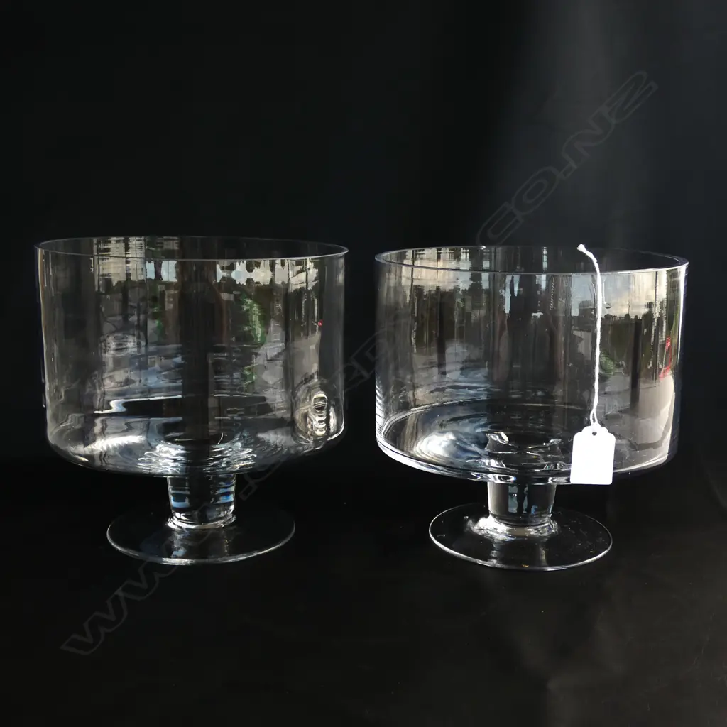 PR LARGE GLASS TRIFLE VASES... Image 1++