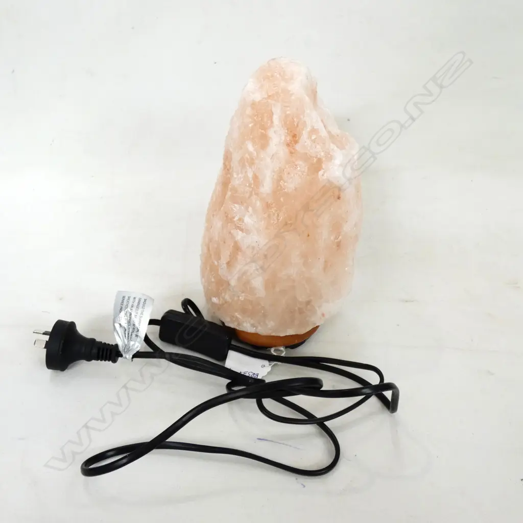 VINTAGE HIMALAYAN SALT LAMP.  WORKING Image 1++