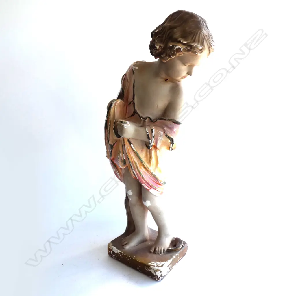 PLASTER GIRL STATUE AF H.690mm Image 1++