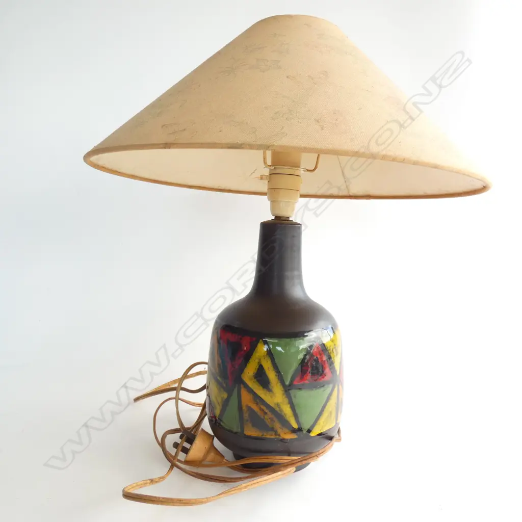 MID CENTURY ITALIAN LAMP. H 400mm Image 1++