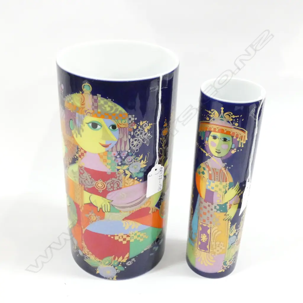 PR ROSENTHAL BJORN WIINBLAD VASES (1 X 240 X 110 X 80MM & 1 X 230 X 60MM) Image 1++