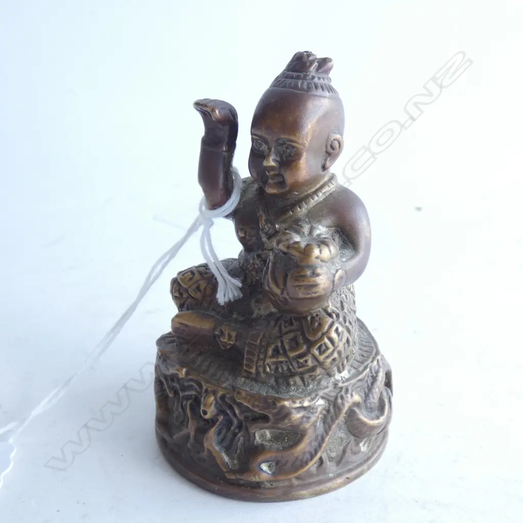 VINTAGE BRONZE 'BABY BUDDHA' H.75mm Image 1++