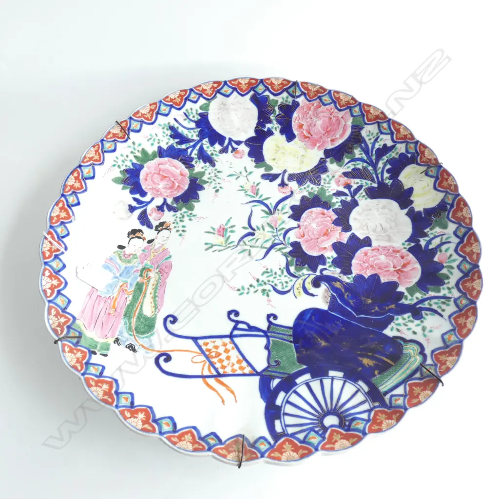LARGE FAMILLE ROSE CHARGER 465mm dia Image 1++