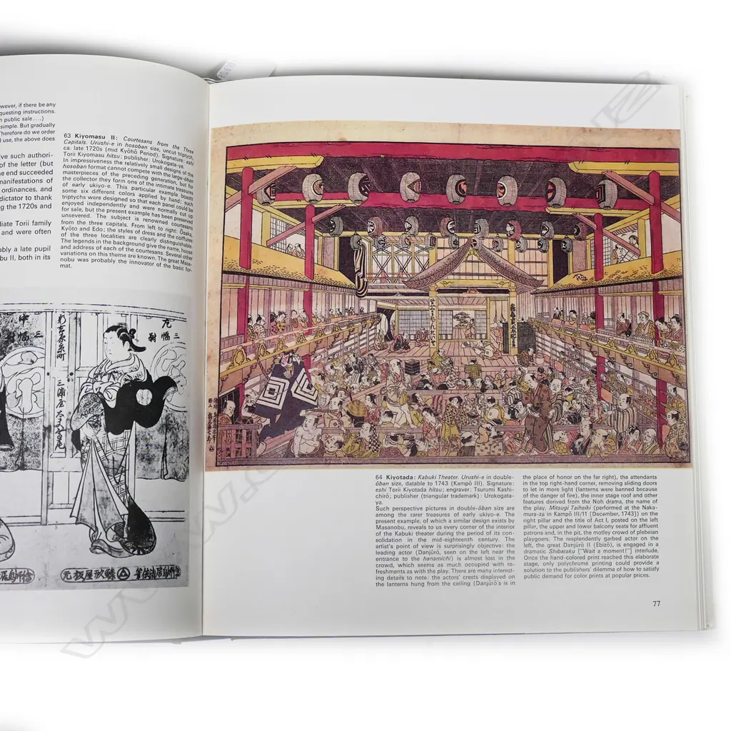 ONE FOLIO OF JAPANESE PRINTS & ILLUSTRATED DICTONARY OF UKIYO-E Image 1++
