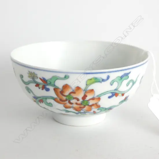 A Chinese porcelain wine cup,