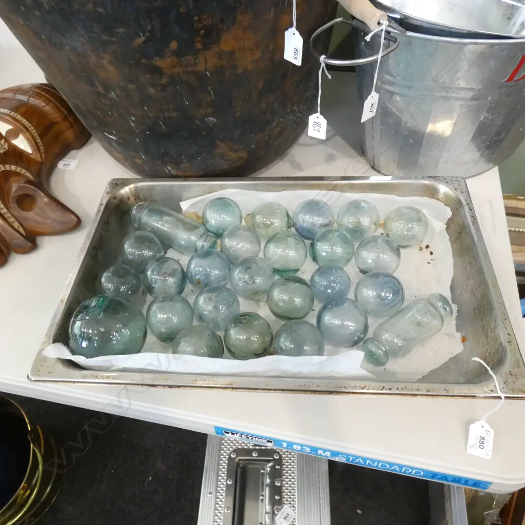 COLLECTION SMALL GLASS FISHING FLOATS Image 1++