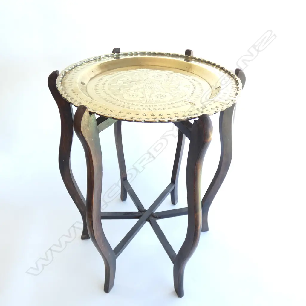 SM BRASS TABLE TRAY DIA 410MM Image 1++