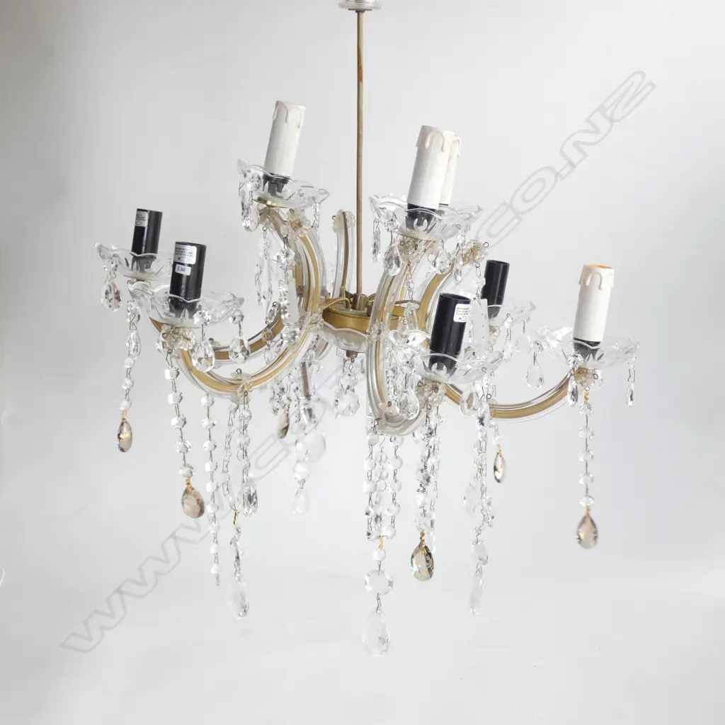 9 ARM CRYSTAL CHANDLIER 560mm dia Image 1++