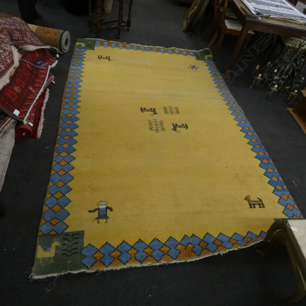 HAND KNOTTED GABBEH RUG Image 1++