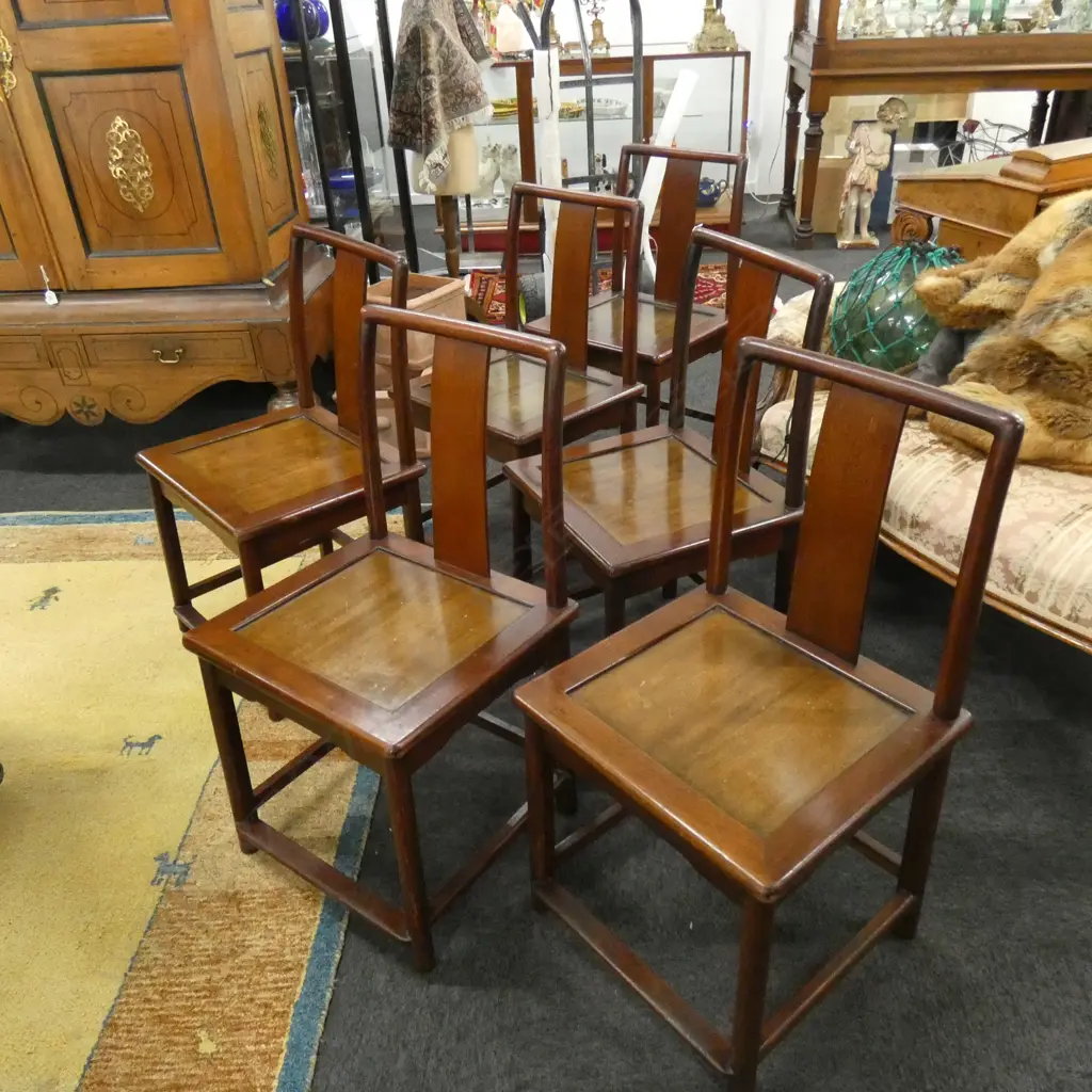 6 ROSEWOOD CHAIRS Image 1++