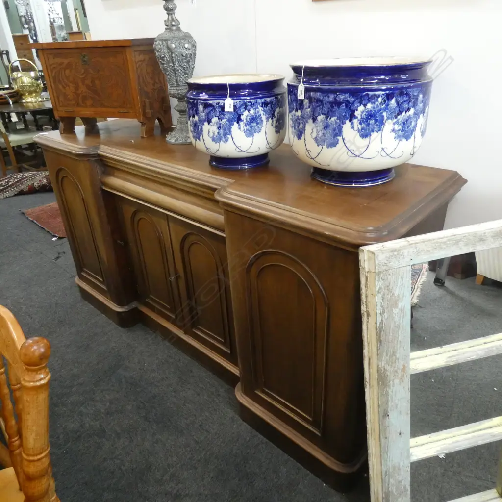 VICTORIAN BREAKFRONT SIDEBOARD... Image 1++