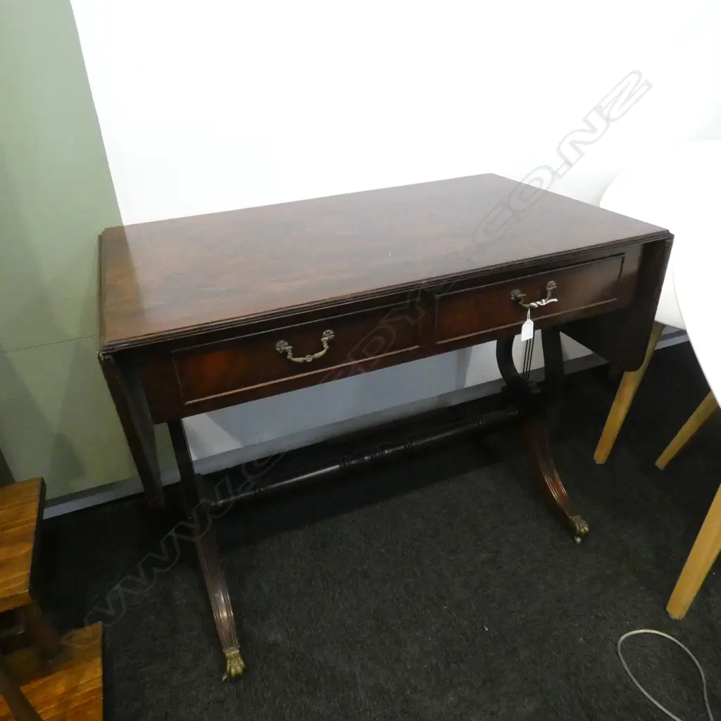 REGENCY STYLE OCCASIONAL TABLE...REPAIRED LEG Image 1++