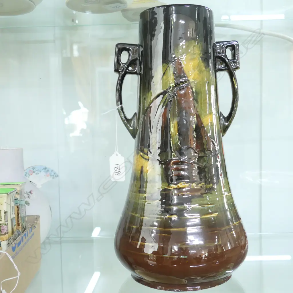 LARGE THOMAS FORESTER & SONS ART NOUVEAU VASE Image 1++