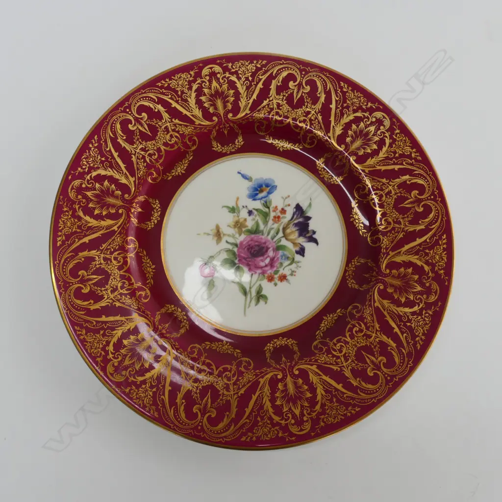 A Royal Worcester circular rack plate Image 1++