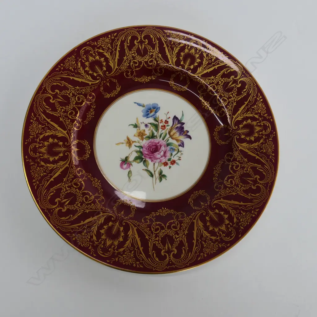 A Royal Worcester circular rack plate Image 1++
