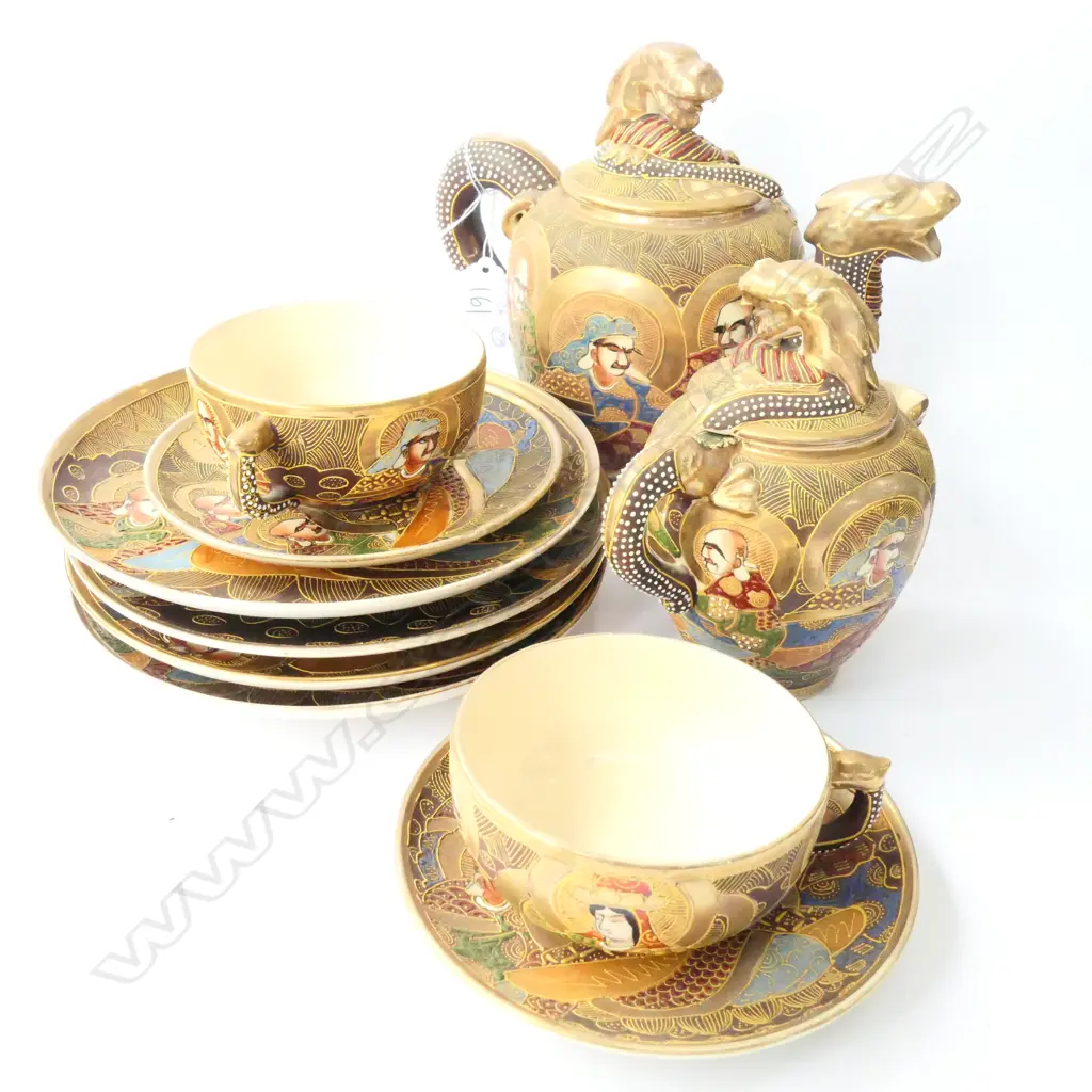 12 PIECE SATSUMA TEASET  Image 1++