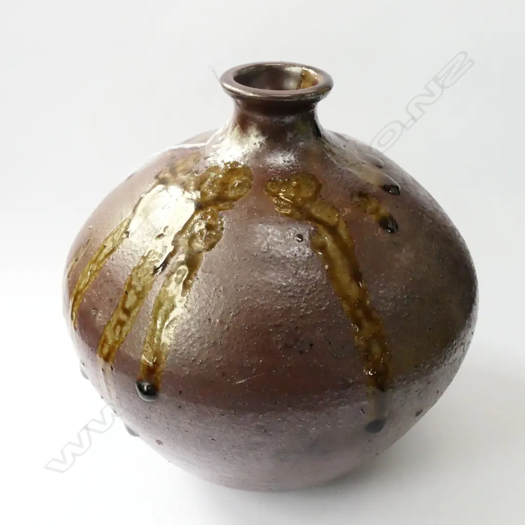 JAPANESE BIZENWARE VASE H.190MM Image 1++