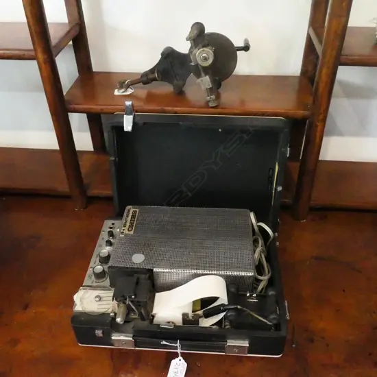 SEIKO TIMEGRAPHER AND HAND LATHE POSSIBLY WATCHMAKERS