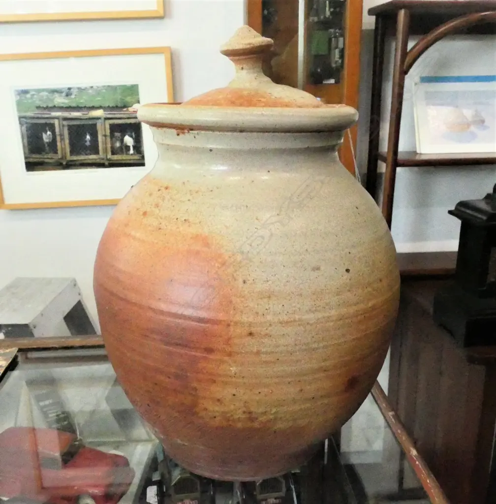 LGE NZ STUDIO POTTERY LIDDED POT H 430 MM Image 1++