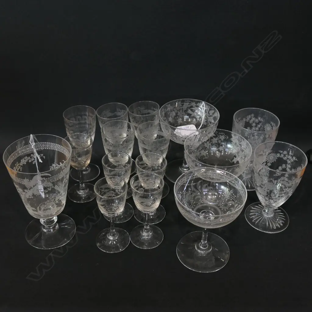 LOT ASST EDWARDIAN GLASSES Image 1++