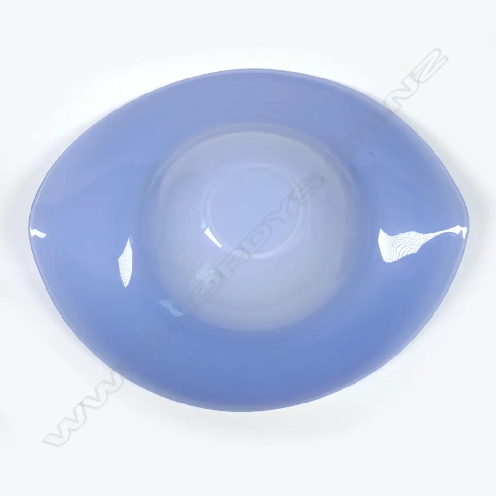 FLARED ART GLASS BOWL L 300 MM SMALL SCRATCH Image 1++