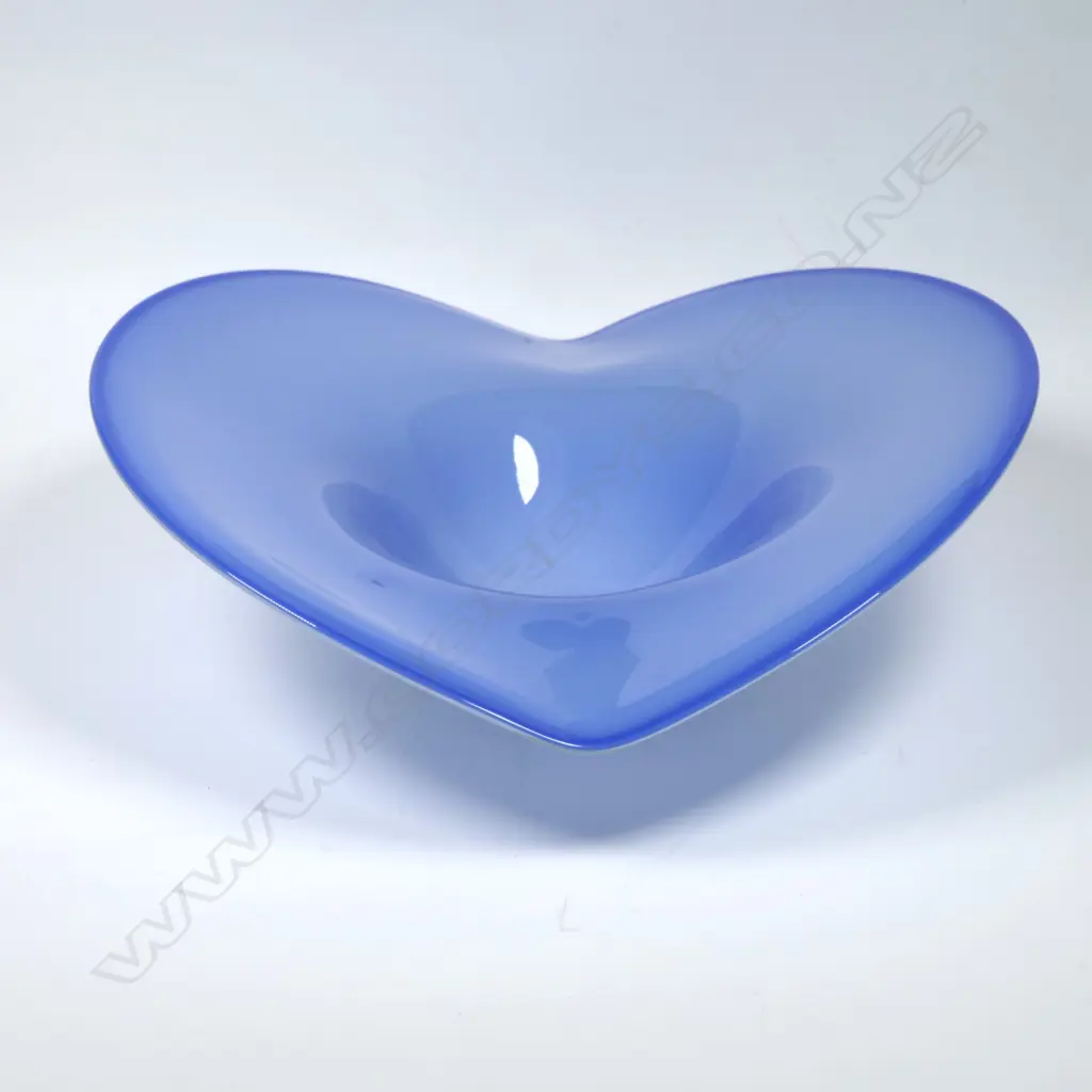 FLARED ART GLASS BOWL L 300 MM SMALL SCRATCH Image 1++