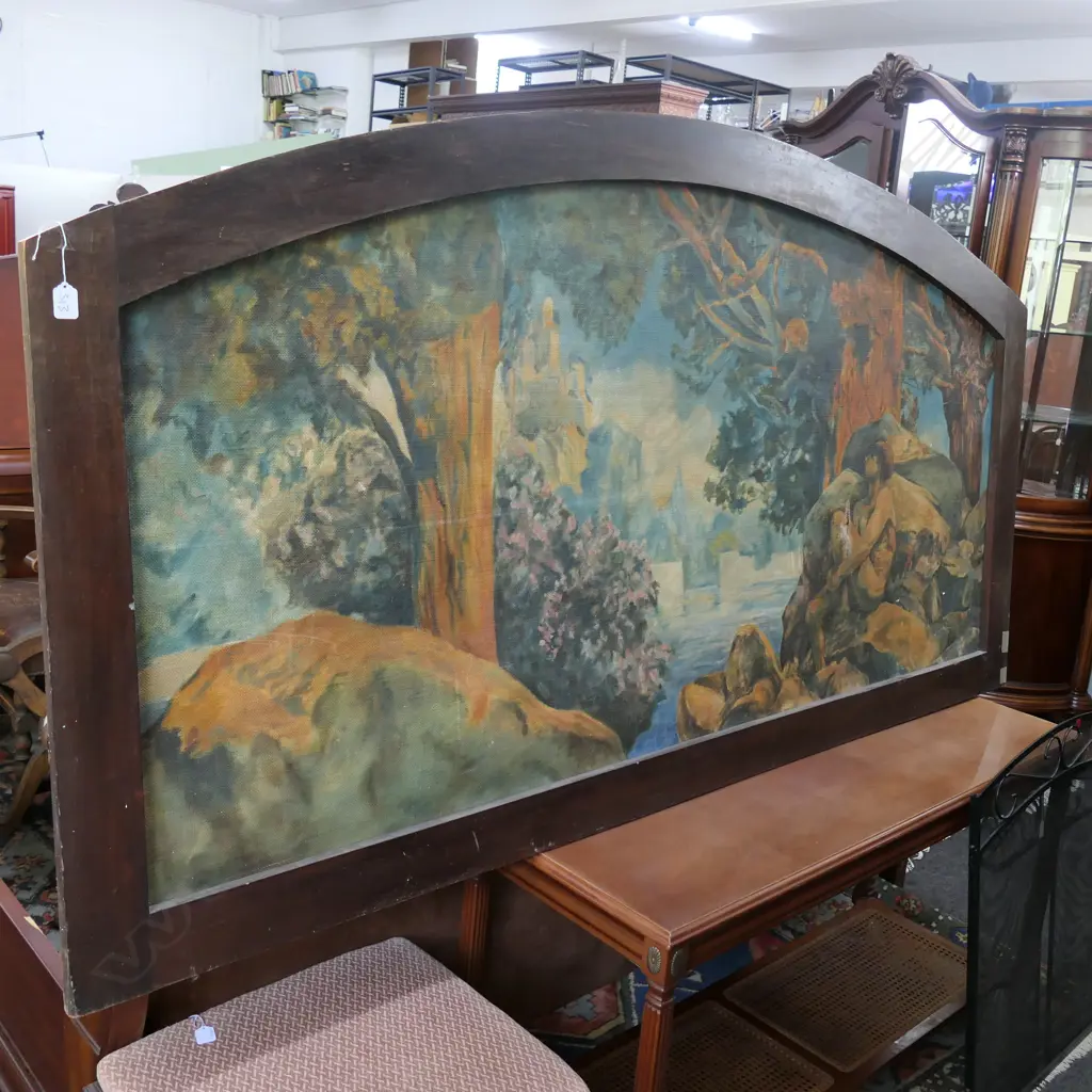 LARGE ARTWORK ON CANVAS AF 10CM TEAR IN CANVAS 2100 X 1100MM Image 1++