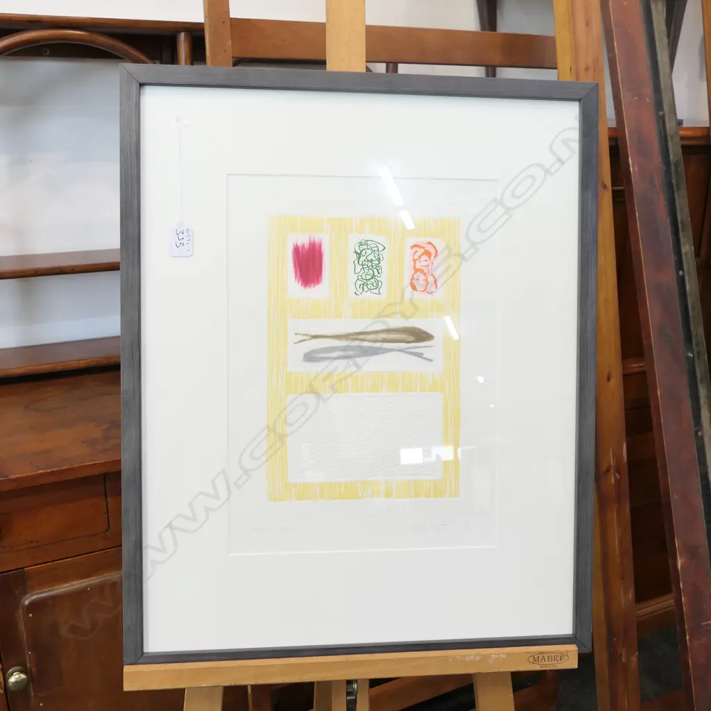 RODNEY FUMPSTON (b.1947) 'LUNCH BOX', ETCHING 24/75. 310 x 210mm (image) Image 1++