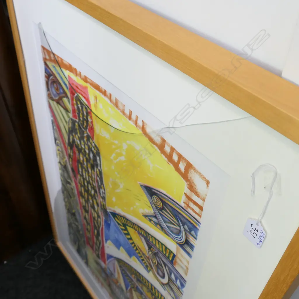 MICHAEL TUFFREY LTD ED PRINT 'II TANGAROA-...GLASS A/F Image 1++