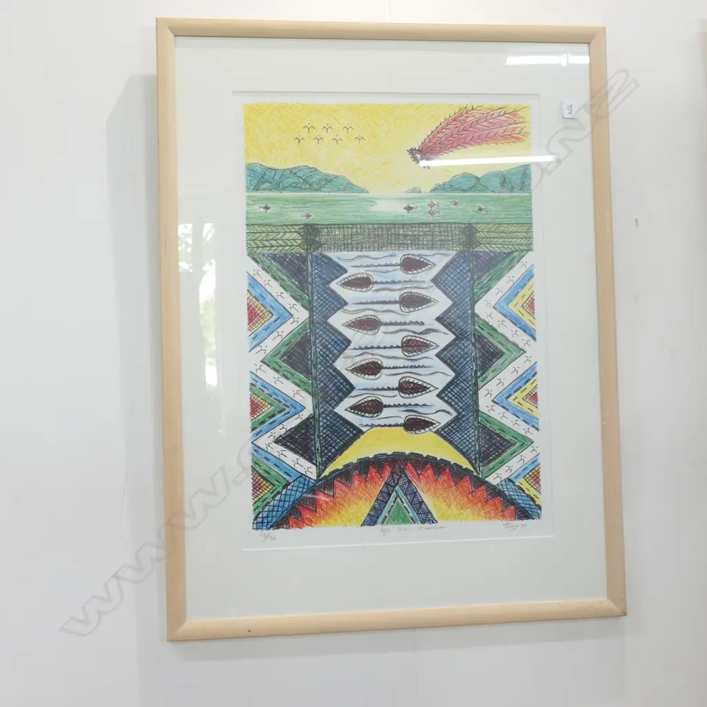 FATU FEU'U LTD ED PRINT 'Afio Mai Manukau' 112/126... Image 1++