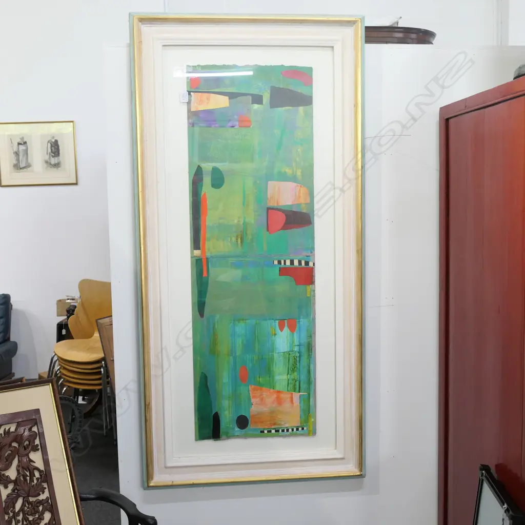 BRIDGIT BIDWELL 'WOODLANDS DIPTYCH' 1450 X 700 MIXED MEDIA Image 1++