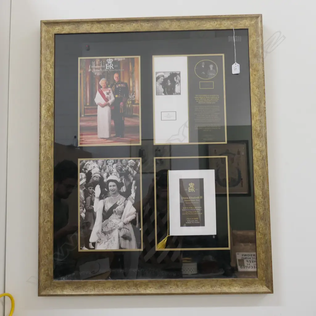 FRAMED 1977 ROYAL GALA VISIT PUBLICATIONS  Image 1++