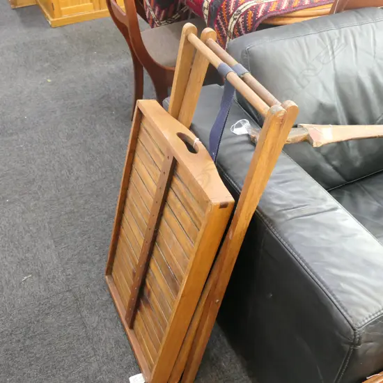 FOLDING BUTLERS TRAY TABLE / SUITCASE REST 680MM L