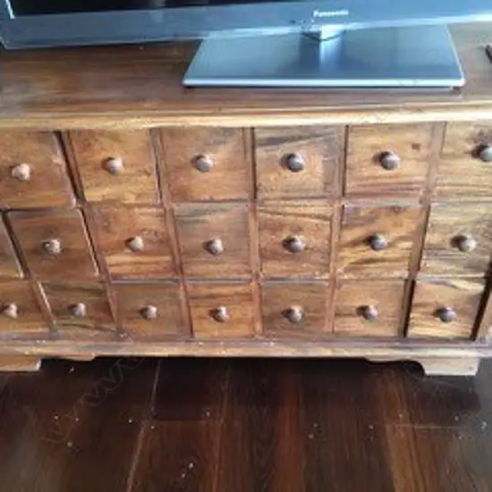 INDIAN MULTI DRAWER CHEST TEAK