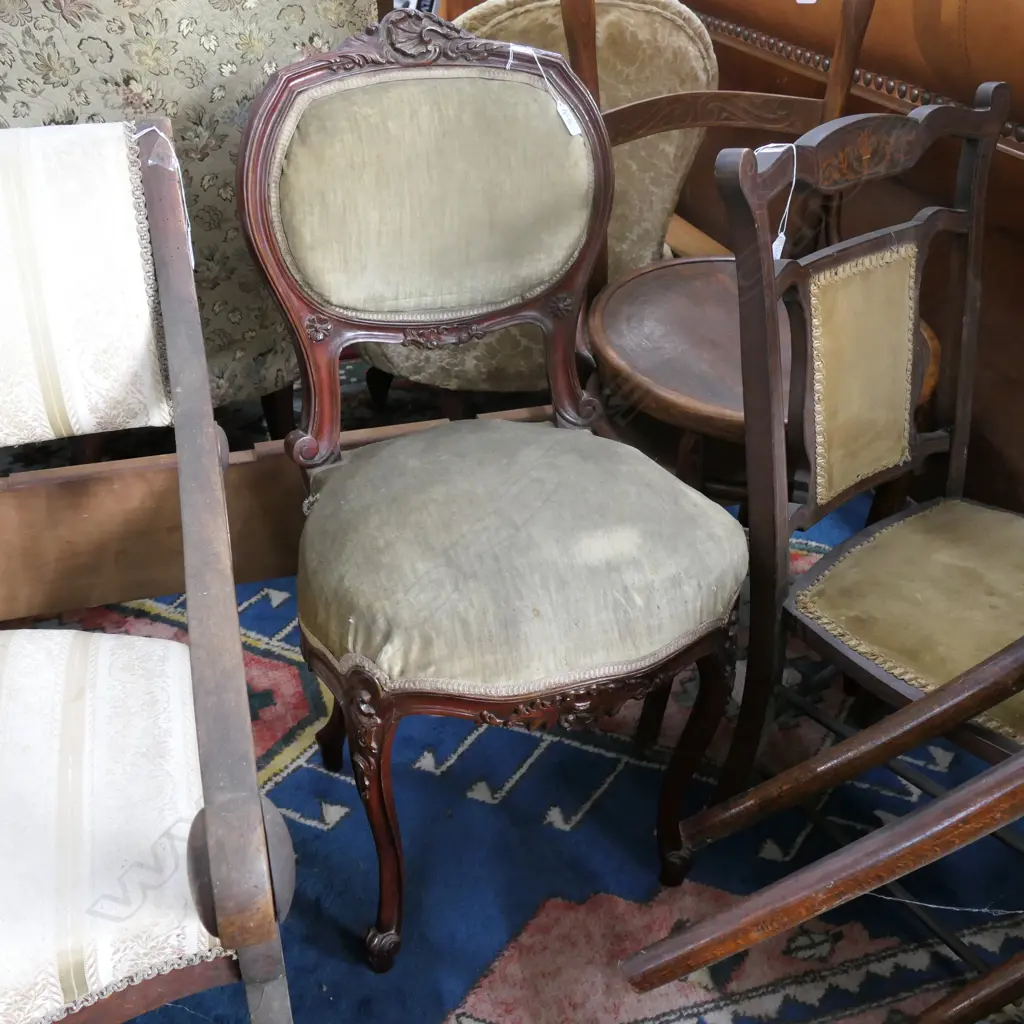 SMALL FRENCH STYLE CHAIR 400MM W 830MM H Image 1++