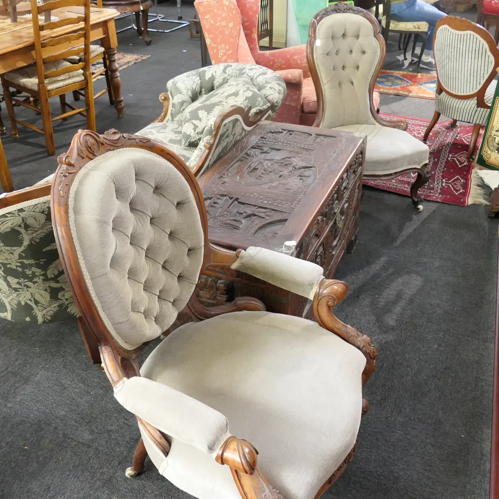 PR OF VICT GRANDFATHER / MOTHER CHAIRS Image 1++