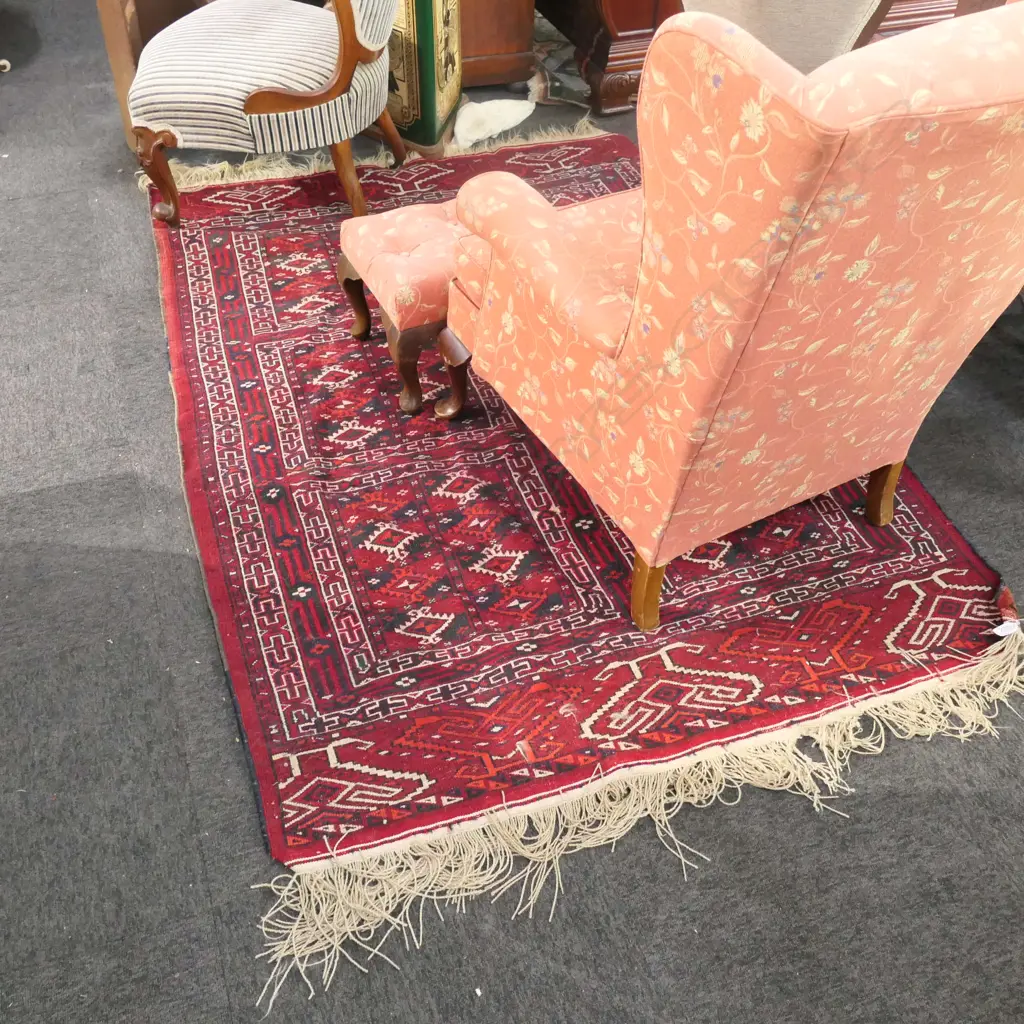 HAND KNOTTED PERSIAN RUG 1900 X 1100 MM Image 1++