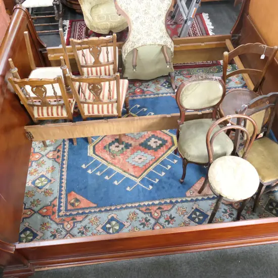 LARGE HANDKNOTTED RUG 2080 X 2880MM