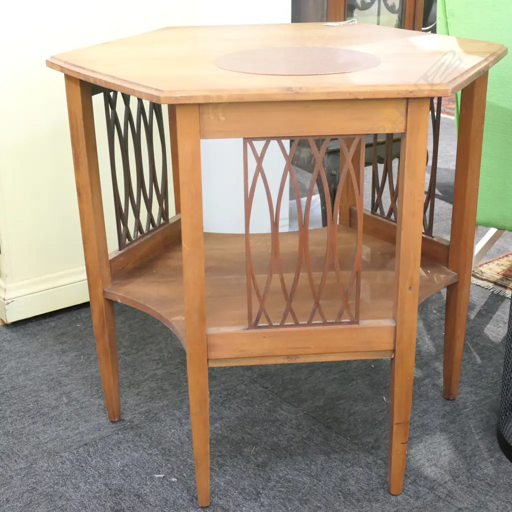 OCTAGONAL SIDE TABLE 680MM DIA Image 1++