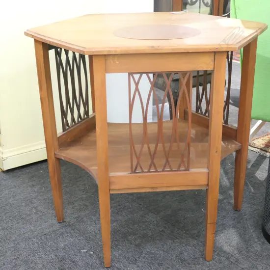 OCTAGONAL SIDE TABLE 680MM DIA
