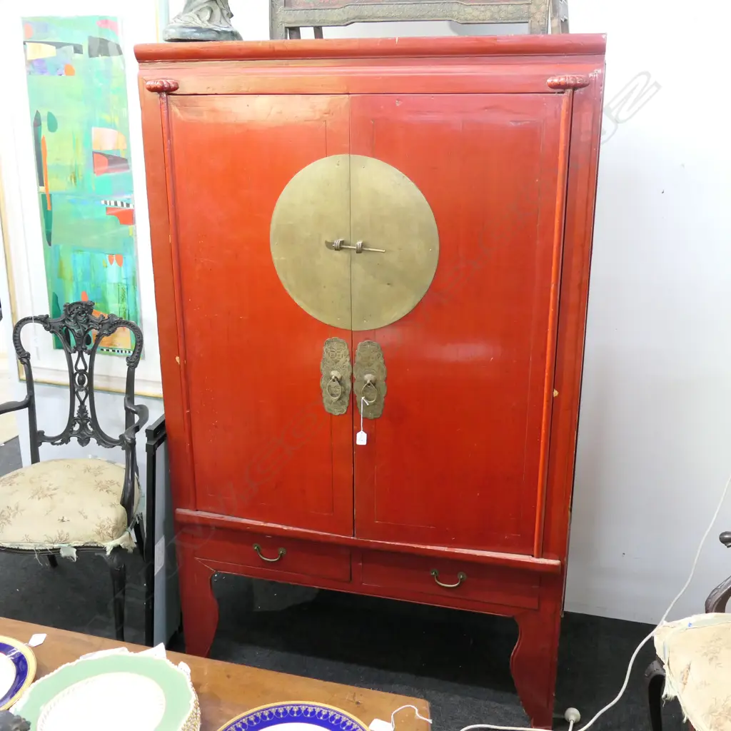 CHINESE CABINET 1790MM H 1110MM W MINOR AF Image 1++