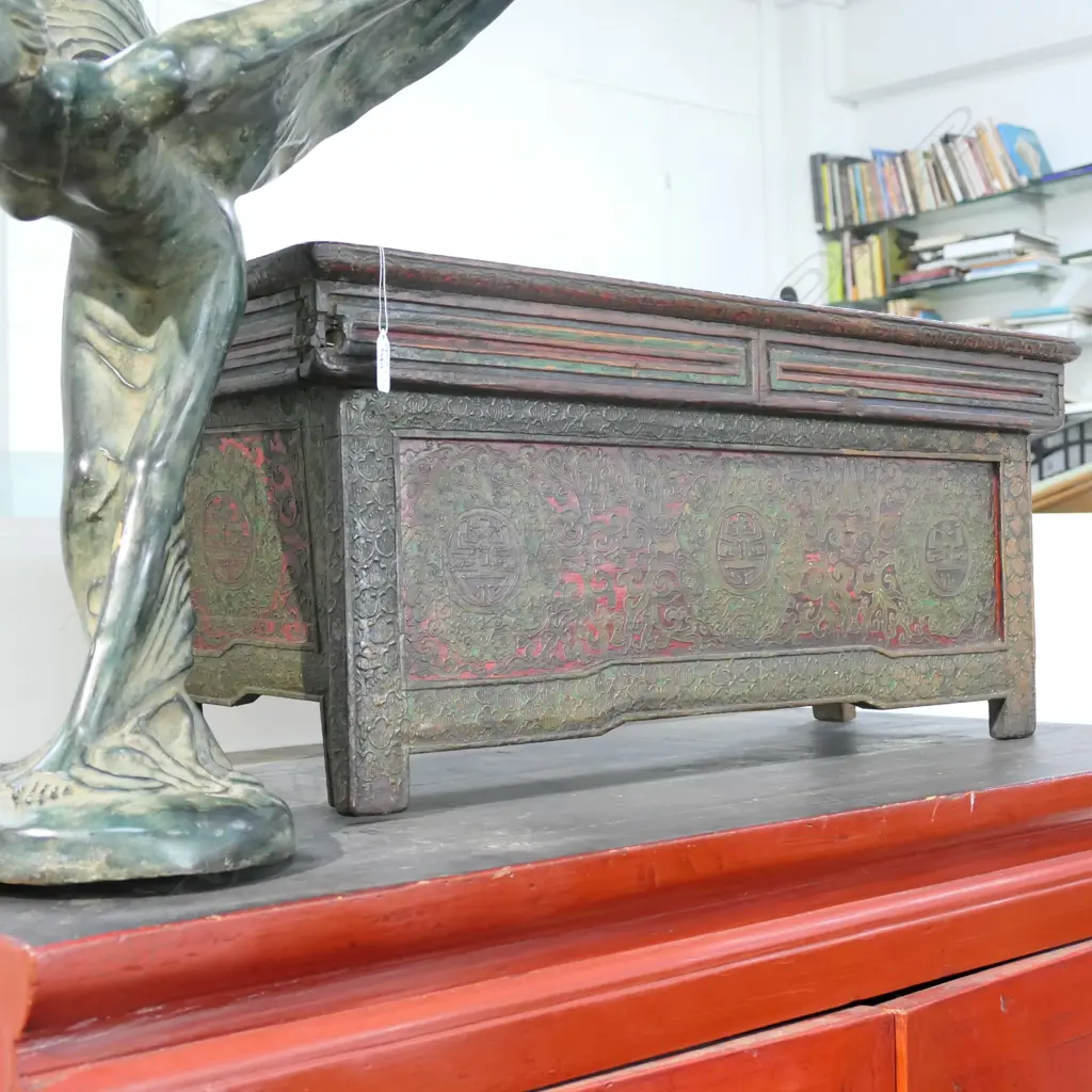 FOLDING TIBETAN ALTER OFFERING TABLE 760MM W Image 1++