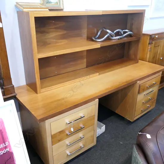 SEFTON POWRIE OFFICE DESK AND SHELVES